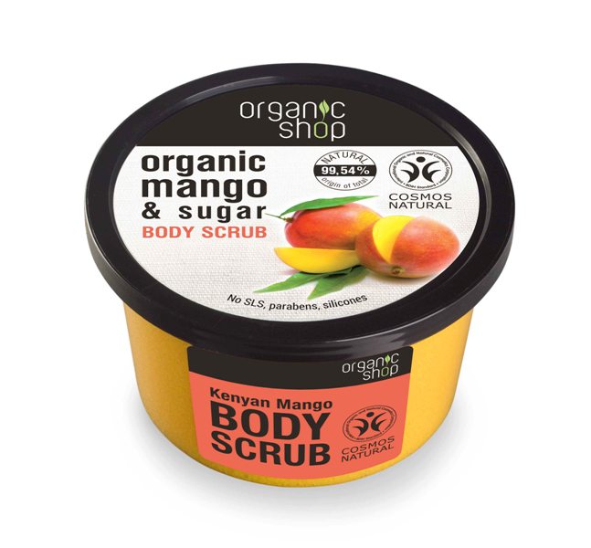 Organic Shop Organic Mango & Sugar Body Scrub Organic Shop Body Scrub Kenyan Mango