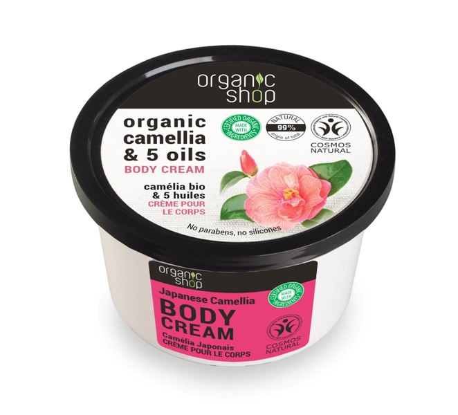 Organic Shop Organic Camellia & 5 Oils Body Cream Organic Shop Body Cream Japanese Camelia