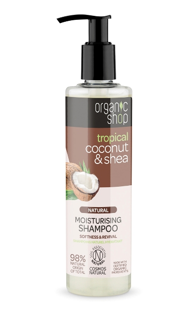 Organic Shop Coconut & Shea Moisturising Shampoo Organic Shop Coconut Shampoo