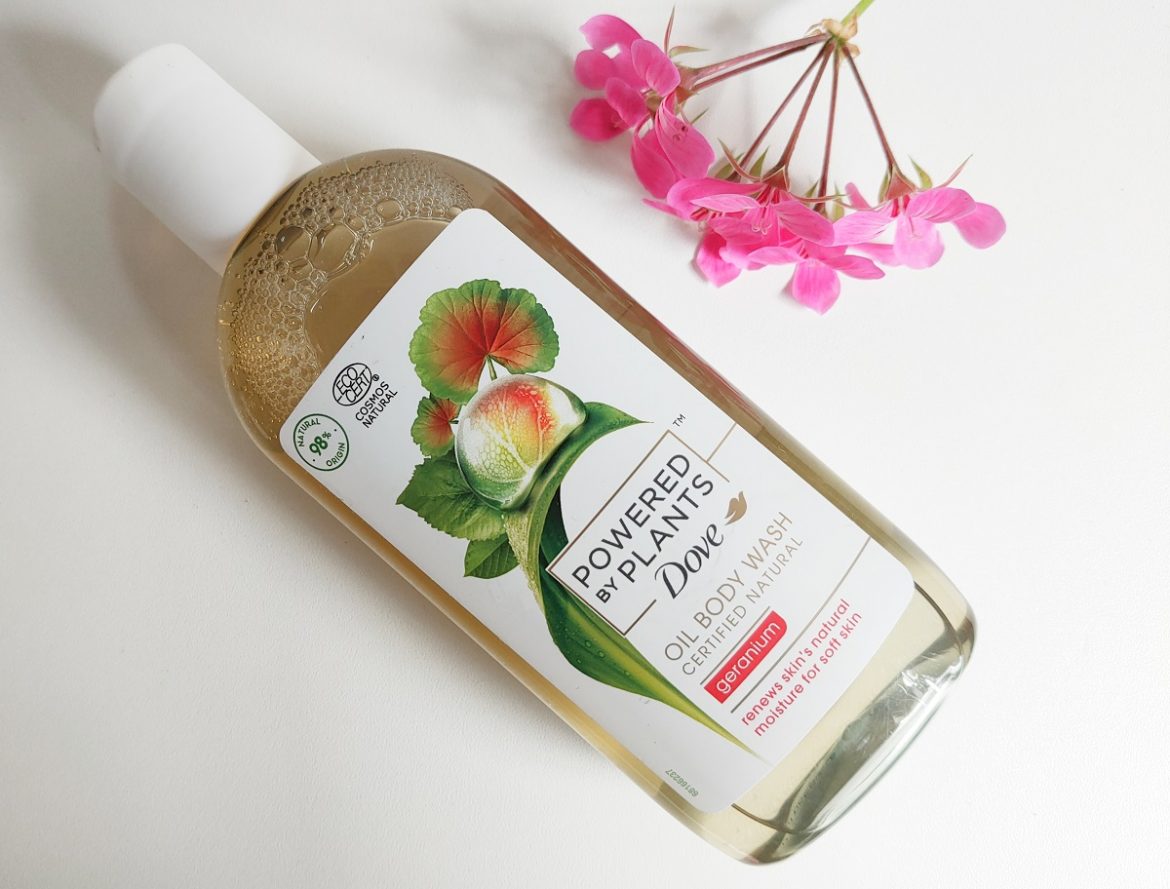 Dove Powered by Plants Oil Body Wash Geranium