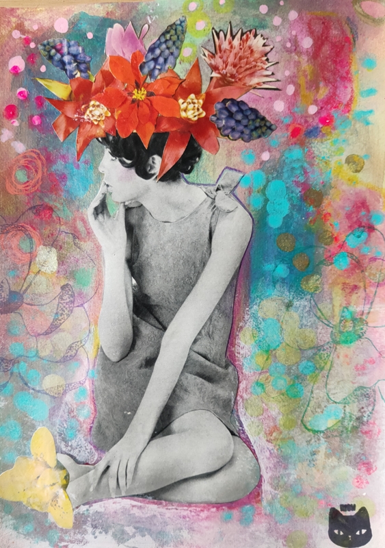Women with flowers